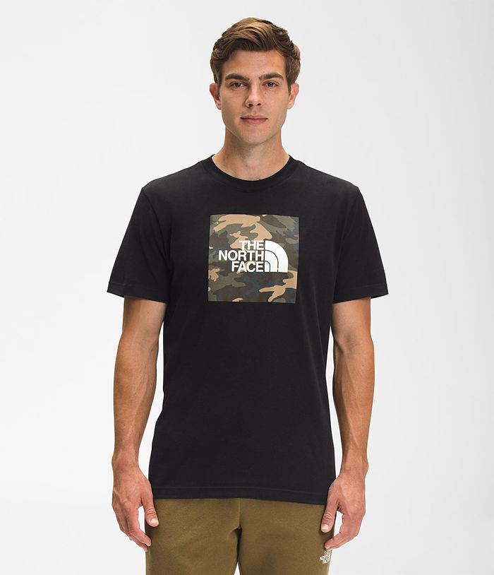 The North Face T-Shirts Short Sleeve Boxed In Black - Mens - Thailand ZEIQH-3064